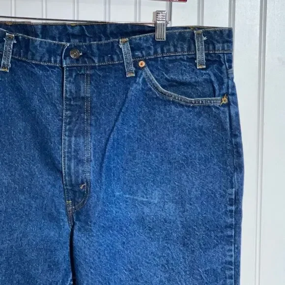 Vintage Levis 505 20505 Orange Tab Jeans Men’s 42X30 70s-80s USA Made Cowboy